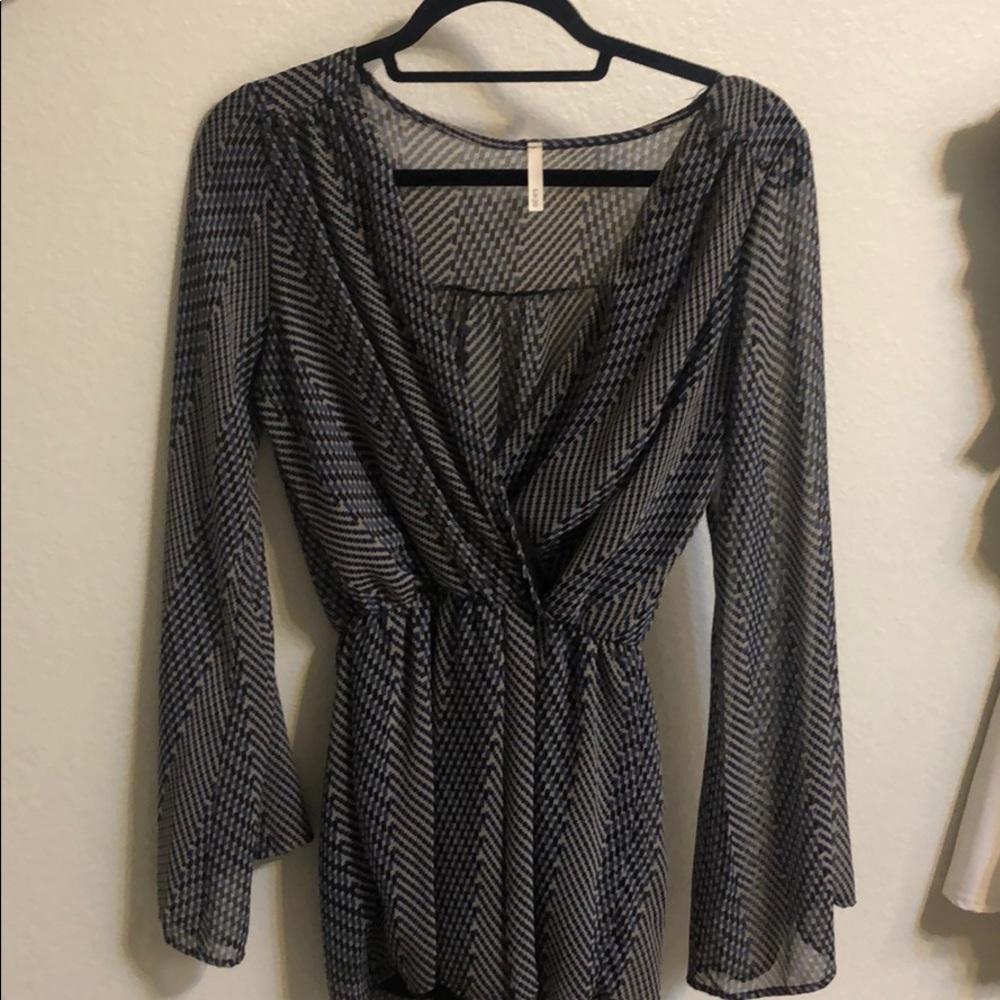 long sleeved romper